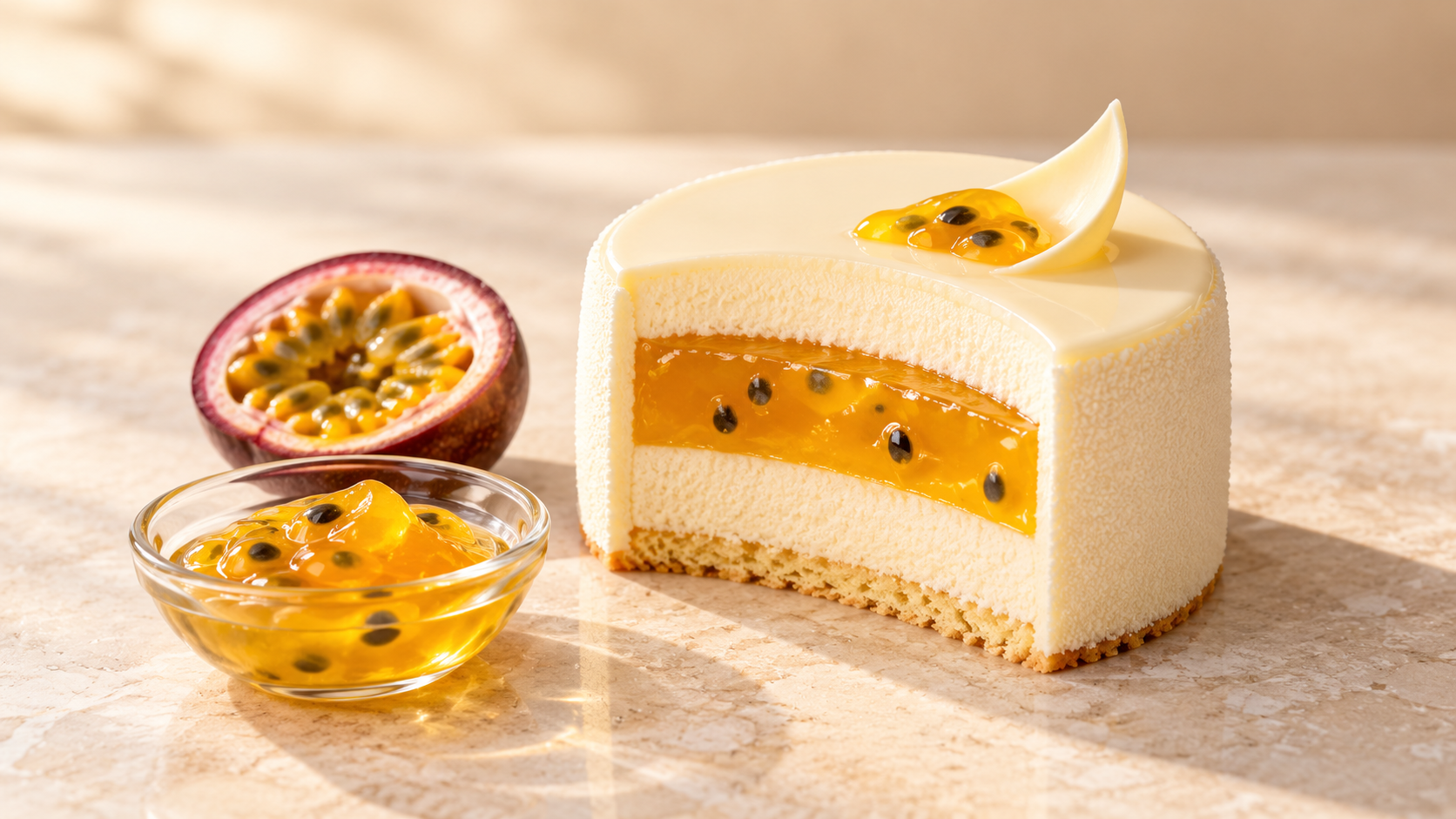 Passion Fruit Insert Jelly for commercial food production